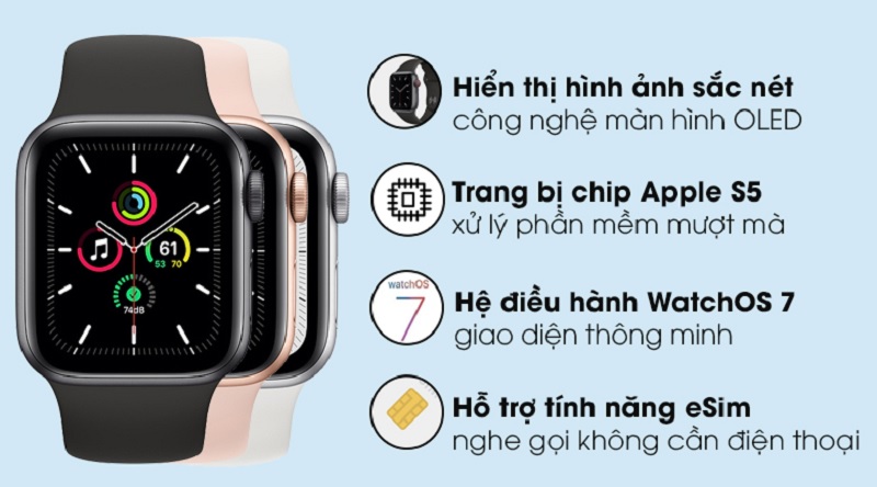 Apple Watch SE LTE mang trong mình nét tinh tế và sang trọng